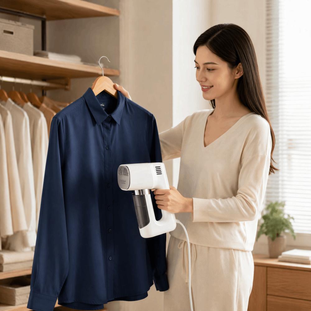 Portable Steam Iron Wrinkle-Free Electric Iron Small Electric Garment Steamer Hanging Ironing