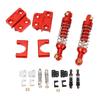 2 Pcs Rear RC Shock Absorber Aluminum Alloy 1/12 Scale RC Rear Shock Damper for MN82 LC79 MN78