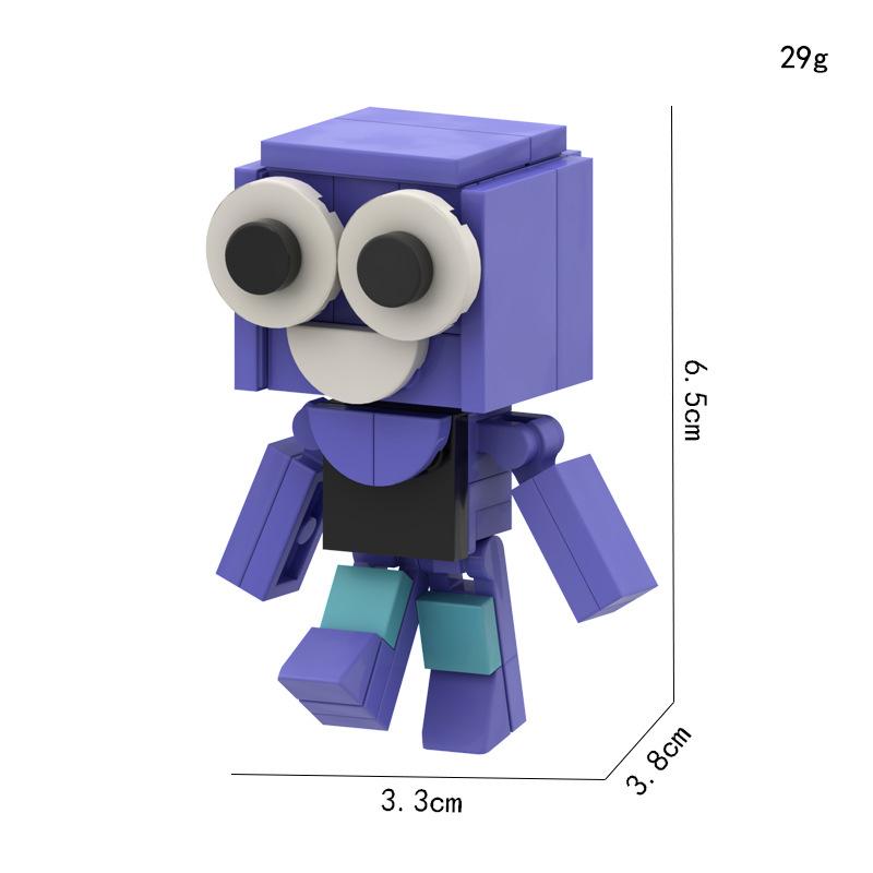 2024 3D Kinder-Block-Kunststoff-Spiel-Designer für Jugendliche und Kinder Dandy's World