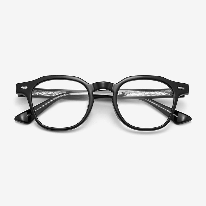 Seutailwokeu Style4 Bk_Black Stylework Eyeglass Frames