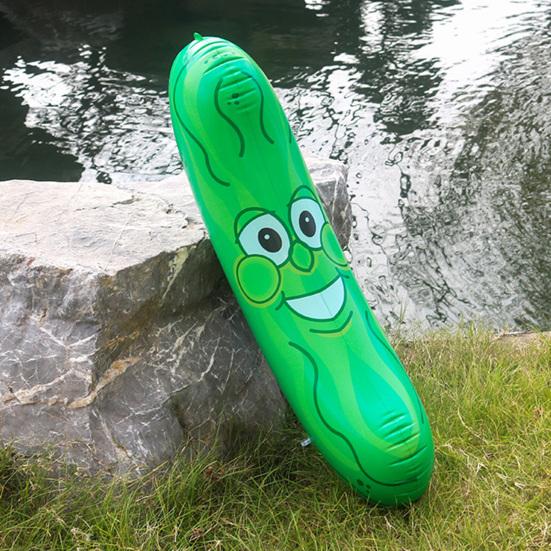 Giant Inflatable Pickle Toy Summer Kimchi Pool Float Fun Kimchi Party Prop Fun Novelty Gifts for Kimchi Lovers