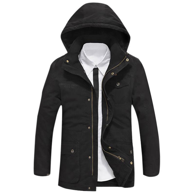 

Одежда из флиса и утолщенной хлопковой подкладки. Мужская куртка с воротником-стойкой и хлопковой подкладкой средней и длинной длины. 5XL