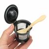 Pachete de 3 filtre de cafea reutilizabile Pastițe de cafea reutilizabile plasă inoxidabilă