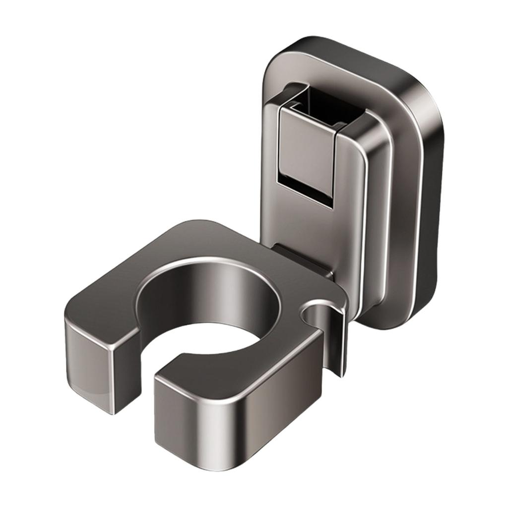 Elegant Sturdy Plastic Adhesive Wall Mounted Hair Dryer Holders for Easy Installation and Removal In Bathrooms