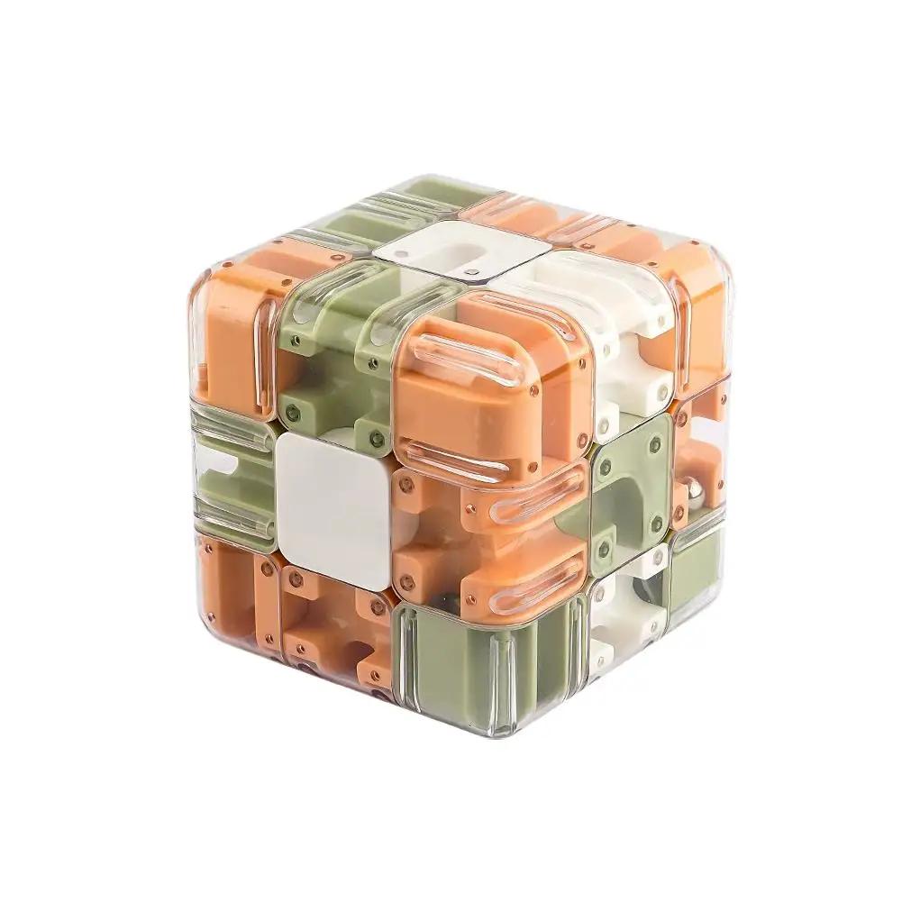 3D Maze Magic Cube Third-order Cube Learning Education Toys Logical Intelligence Creative Labyrinth Cube Puzzle Thinking To J7L2