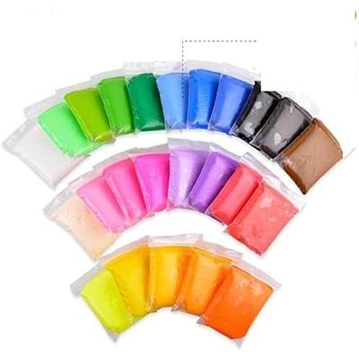 Eclet (Pack Of 12) Air Dry Clay, Colorful Children Soft Clay, Creative Art Crafts, Gifts For Kids-Multi Color. Non-Toxic