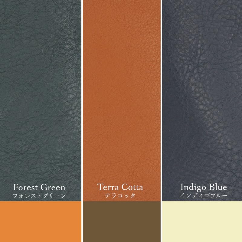 [Kanazawaichikyurokuichi] Bifold Wallet Earth Forest Green