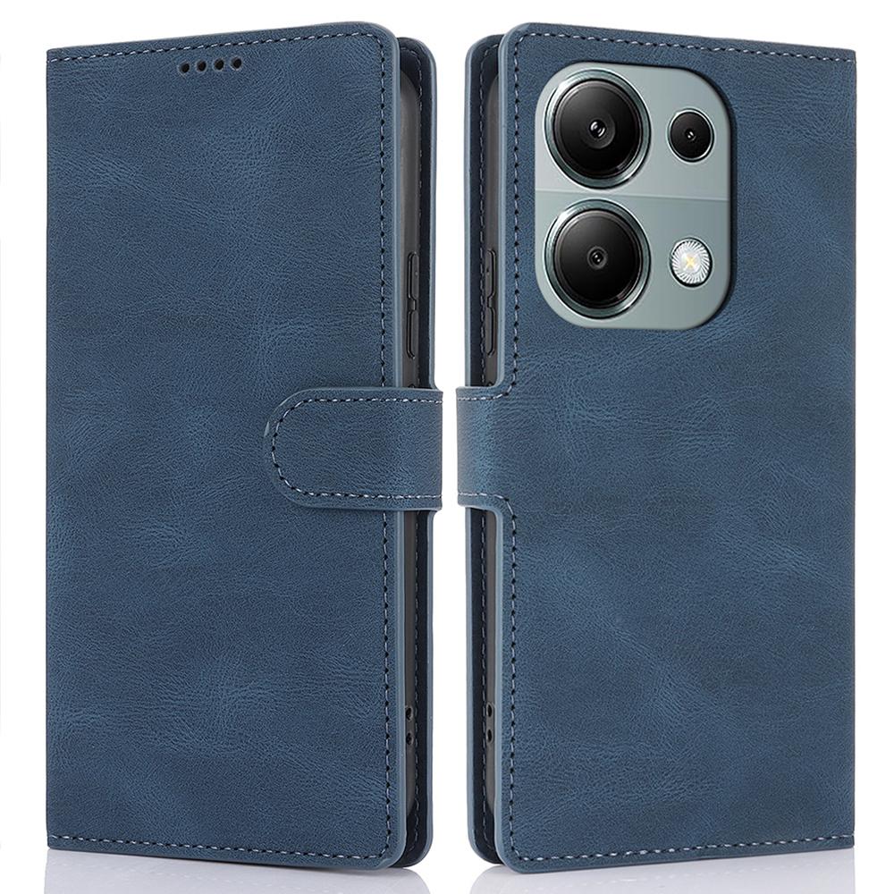 For Xiaomi Redmi Note 13 4G Wallet Cases Anti-Drop Leather Phone Cover