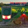 Solar-Powered Infrared Alarm: Motion-Activated Light & Sound Anti-Theft & Animal Repellent