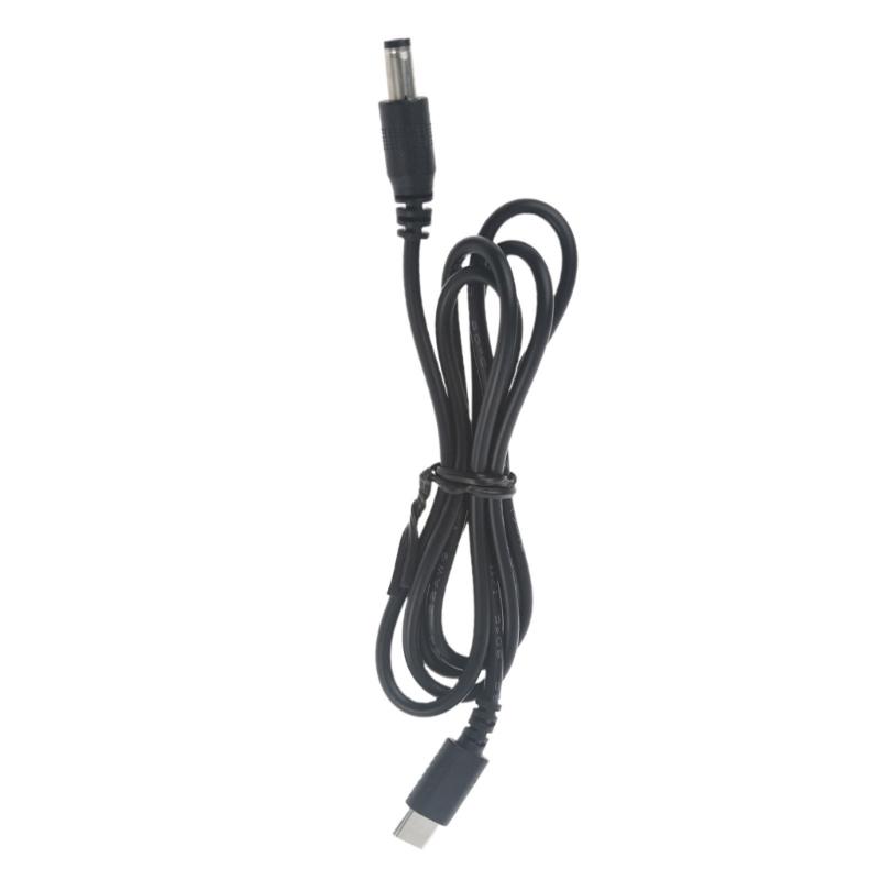 USB Type C to DC5.5x2.1mm Power Cable for Routers, Cameras Fans USB 5V9V12V1.5A Input Type C 5V9V12V3A Input