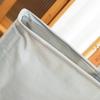 Foldable Laundry Basket Oxford Cloth Easy Install Storage Basket with Mesh Pulleys Light Gray