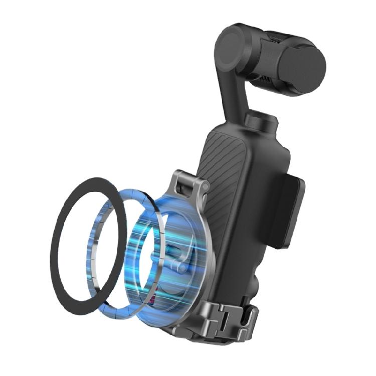 Quick Fixation Magnetic Mount for Pocket 3 Accessories with Adjustable Holder for Desktop Use