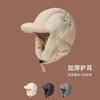 Down Cotton Hats for Men and Women's New Winter Windproof Riding Cold-proof and Warm Headgear, Ear Protectors, Lei Feng Hat, Helmet Liner