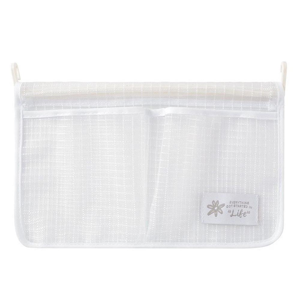 New Mesh Refrigerator Storage Bag Double Grid with Hook Kitchen Storage Pockets Large Capacity Refrigerator Organizer Hanging