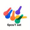 6pcs Color Mixing Synthesis Card Set - Primary Color Transition, PP Material, Educational Aid for Science Experiments & Understanding Color Changes