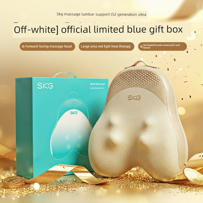 

Skg Waist Massage Device Back Waist Cervical Spine Fully Automatic Kneading Full Body Cushion Artifact T32 Birthday Gift T52Ultra Flagship Model [Removable and Washable]