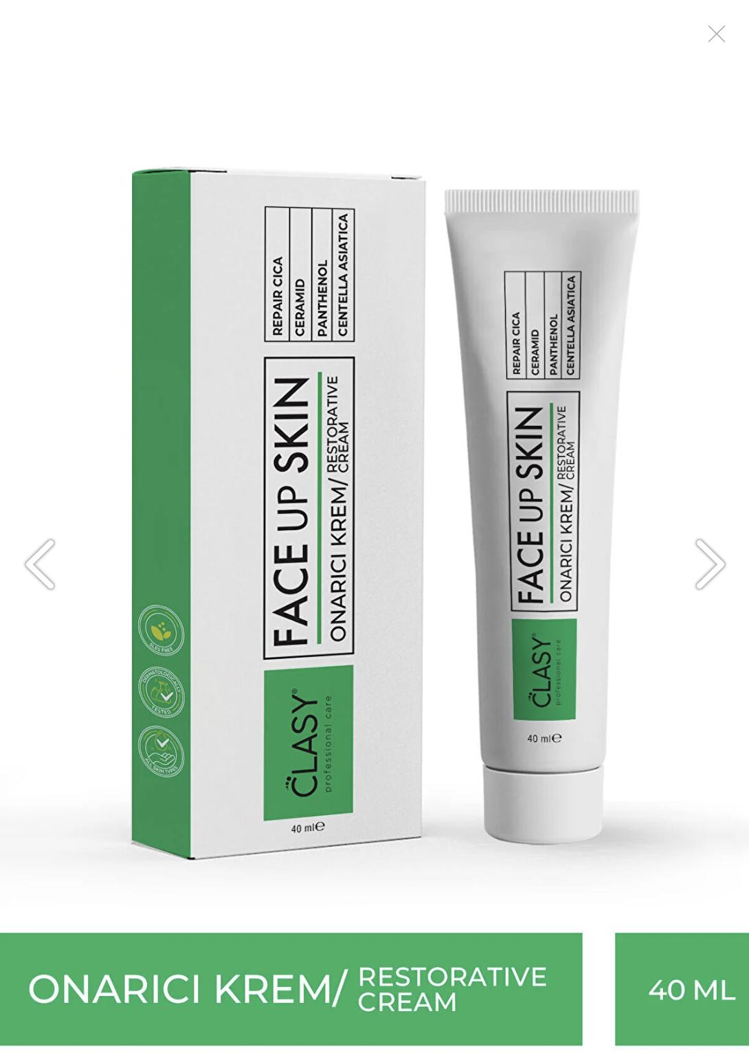 

Clasy Care - Крем для восстановления кожи лица 40 мл Восстанавливающий крем 40 мл Увлажняющий и восстанавливающий крем для лица для гладкой кожи