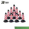 Rongwu Reflective Rubber Road Cones & Warning Posts