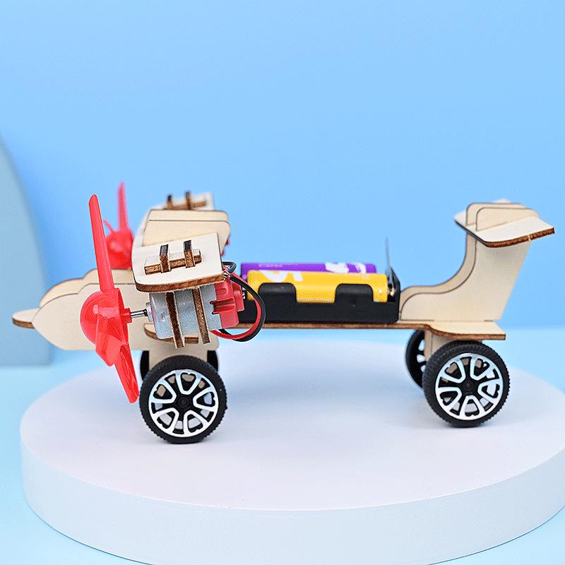 Educational Double-Wing Glider Kit: Science Festival Model for Primary Students
