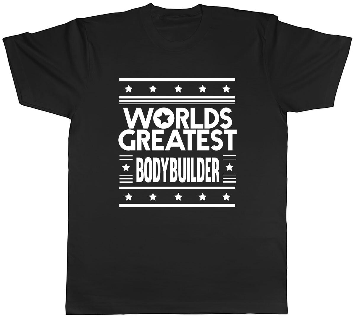 Worlds Greatest Bodybuilder Mens Unisex T-Shirt Tee M