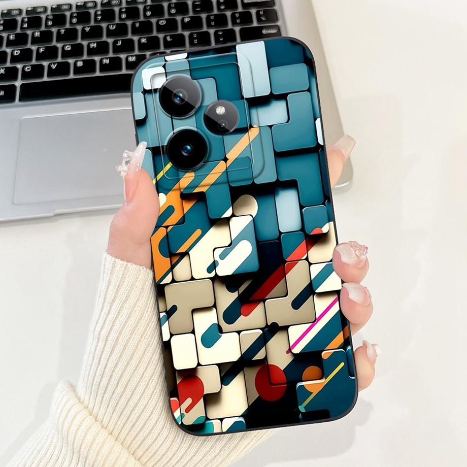 For Realme GT7 Case RealmeGT 7T New Candy Painted Back Cover Shockproof Soft TPU Phone Case For Realme GT 7 Pro GT7 T GT7T Shell