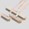 Stainless Steel Long Handle Outdoor Floor Scrub Brush with Stiff Bristles