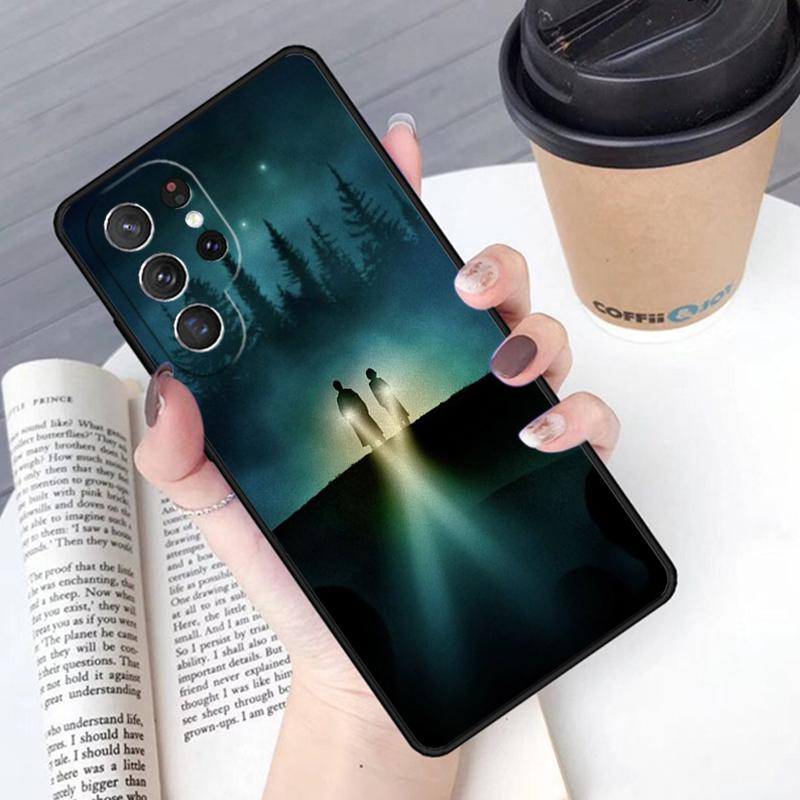 The X Files I want to Believe phone case Cover For Samsung Galaxy S24 S25 Ultra S21 S22 Ultra S10E Note 10 Plus Note 20 FE S23