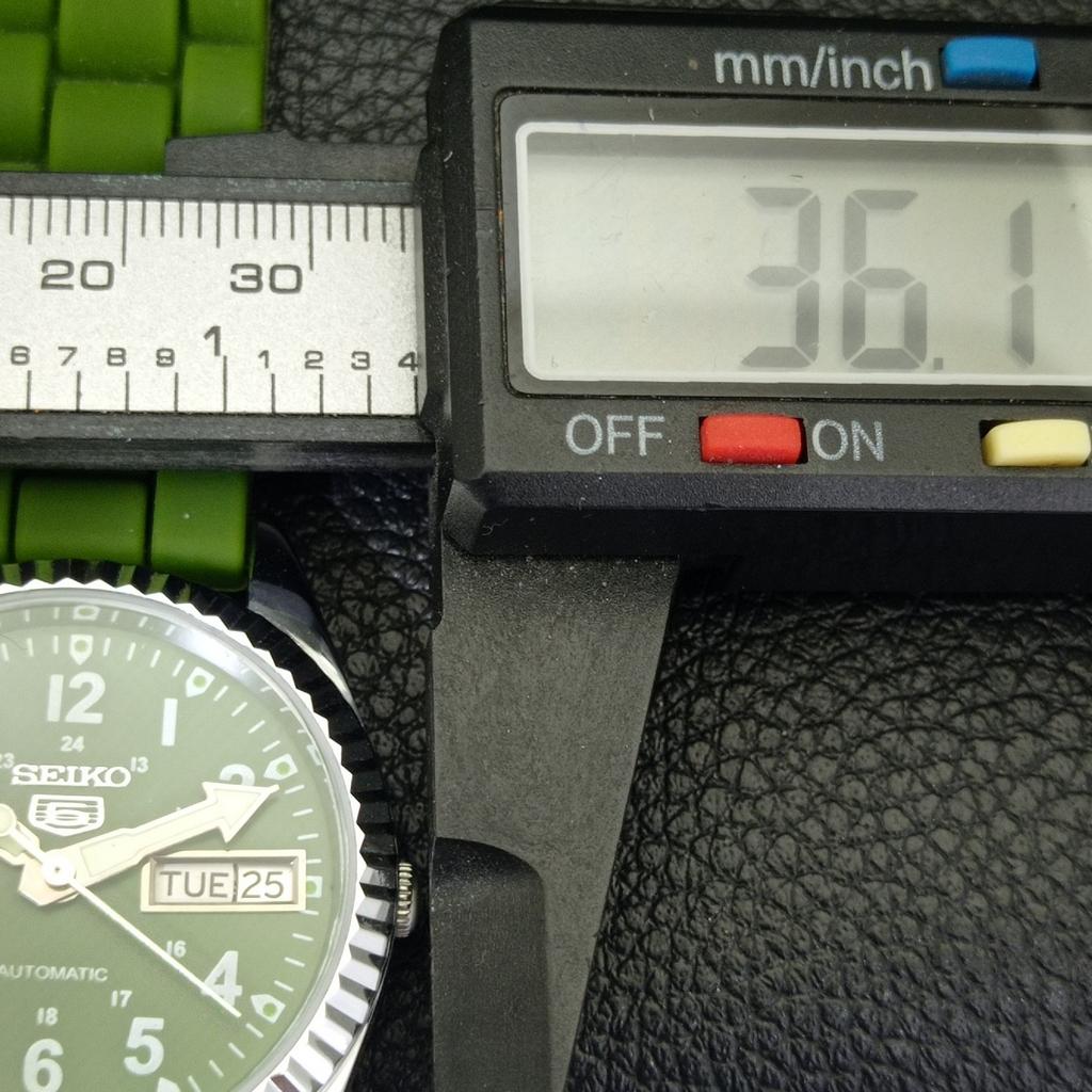 REFURBISHED SEIKO 5 AUTOMATIC 6309A JAPAN MENS VINTAGE GREEN WATCH a441627-1 Sk-a441627