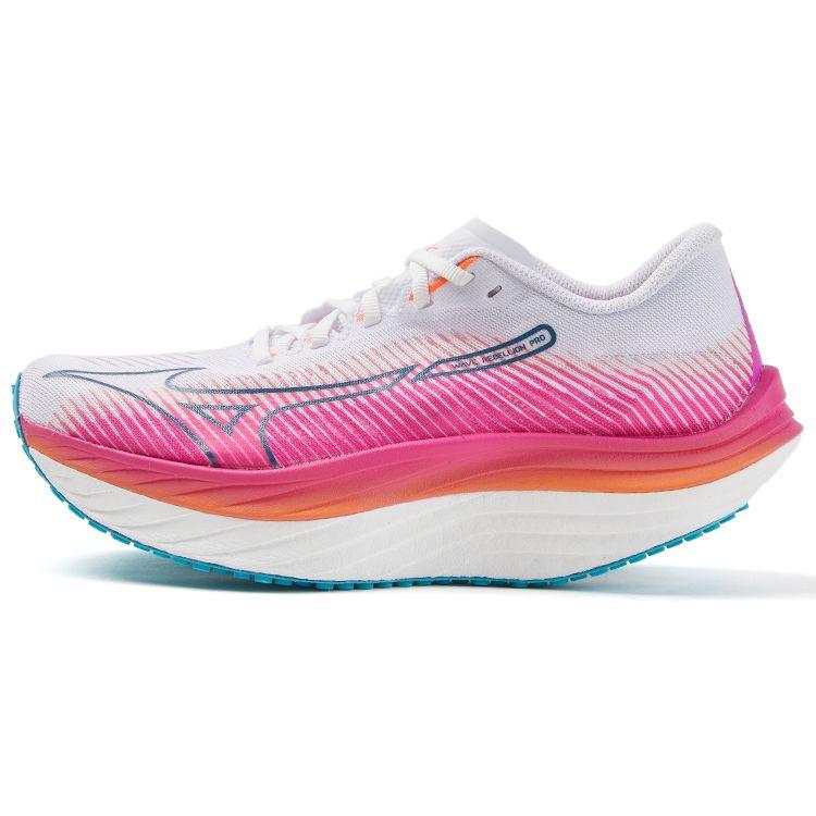 

Mizuno Wave Rebellion Pro Women s White Pink Orange Running Shoes J1GD231721 38