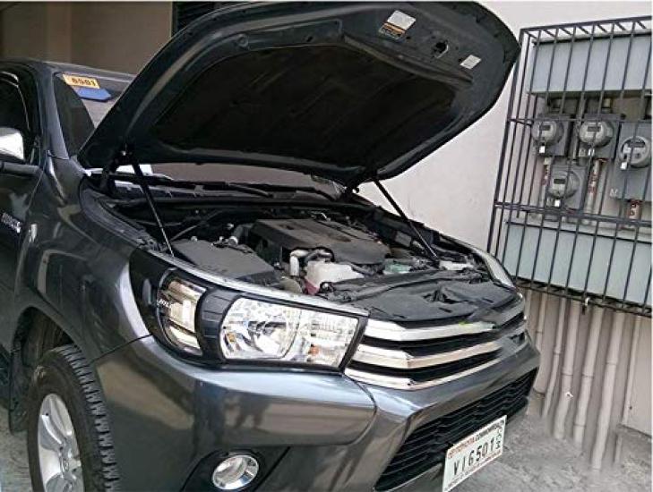 Amile Toyota Hilux GUN125 Z Hood Aftermarket Parts for DIY Car Left and Right Set with Japanese Instructions 2017-Present (Japan Spec) Damper,