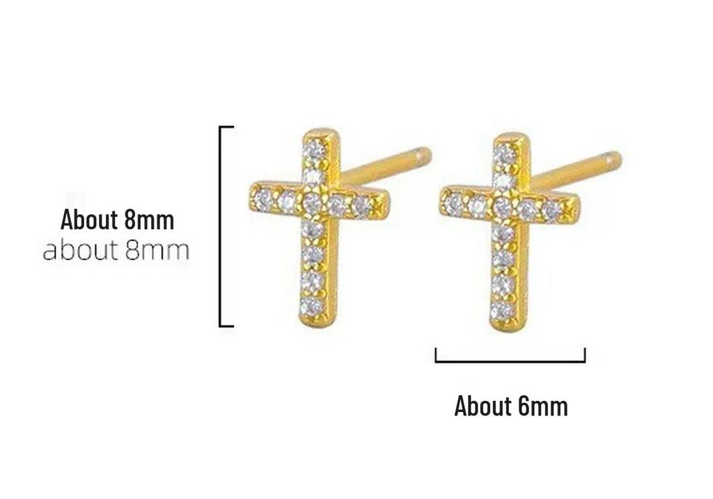 Elegante Damenohrringe: Echtes Gold Messing mit Zirkon und Diamanten