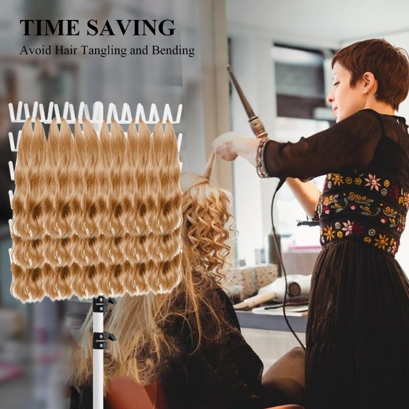 144 Pegs Braiding Hair Rack Standing,Hair Extension Holder Hanger,Hair Divider Rack for Braiding Hair Separator Stand