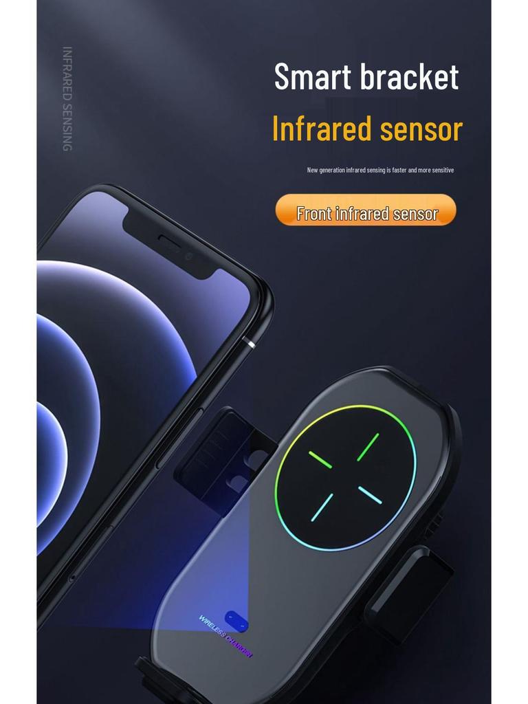 2023 New Model Portable Automatic Induction Car Phone Holder & Wireless Charger