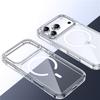 Clear Shockproof Magsafe Magnetic Case For iPhone 17 16 15 14 13 12 11 Pro Max 17 Air 16e Wireless Charging Back Cover