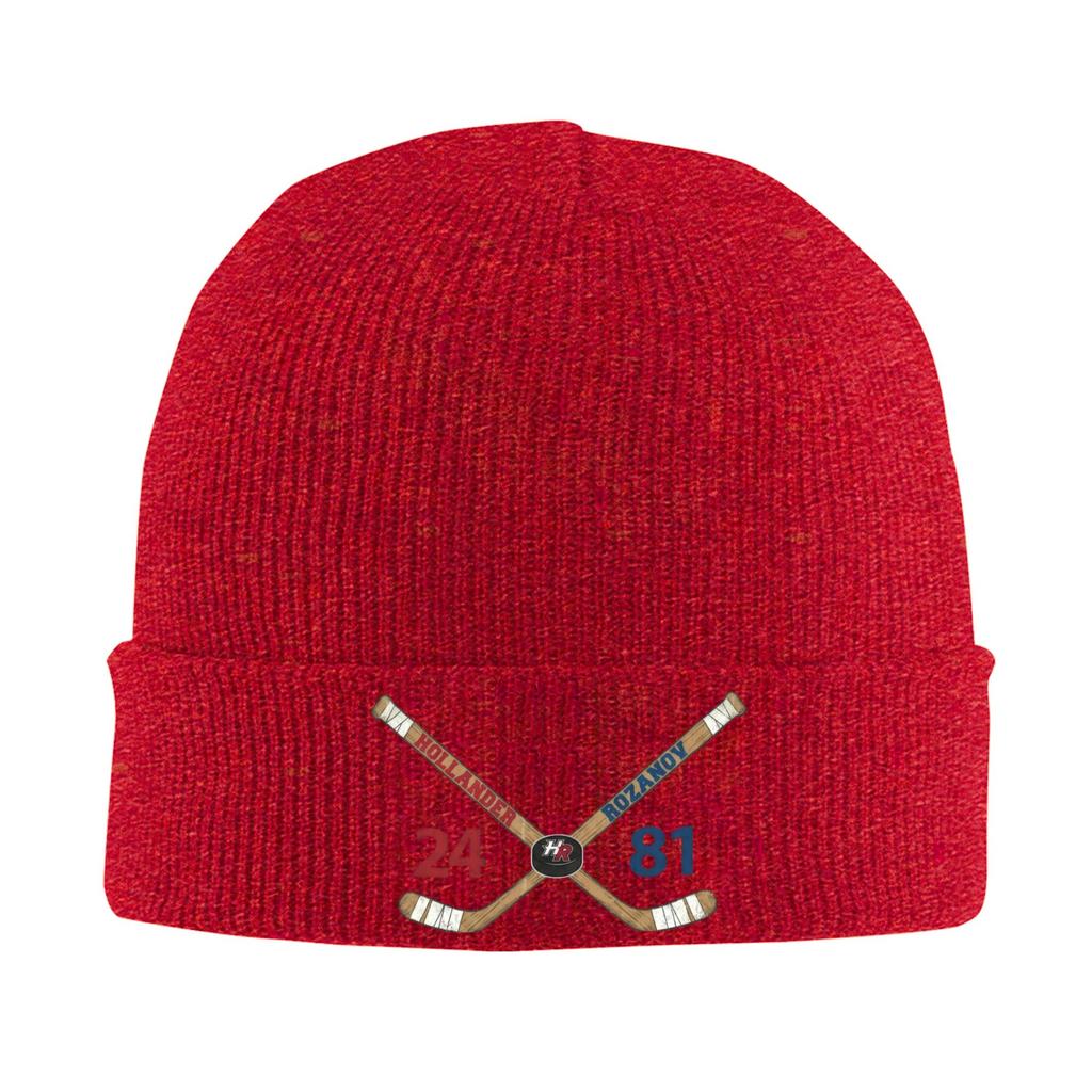 Heated Rivalry Humorous Beanie For Women Unisex Hollander and Ilya Rozanov Warm Winter Skullies Knitted Caps