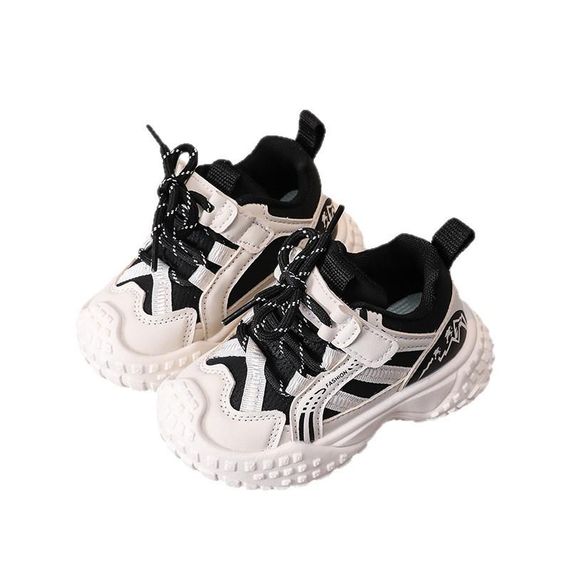 Kids Mesh Breathable Dad Shoes Soft Sole Casual Sports Sneakers For Boys And Girls Toddler Fashion Running Shoes Autumn Spring