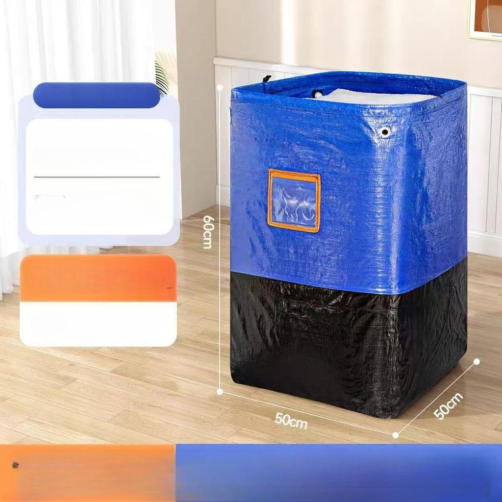 Moving Packing Bags Storage Bags Thickened Wear-Resistant Waterproof Moisture-Proof Parcel Transfer Bags Multi-Functional Zipper