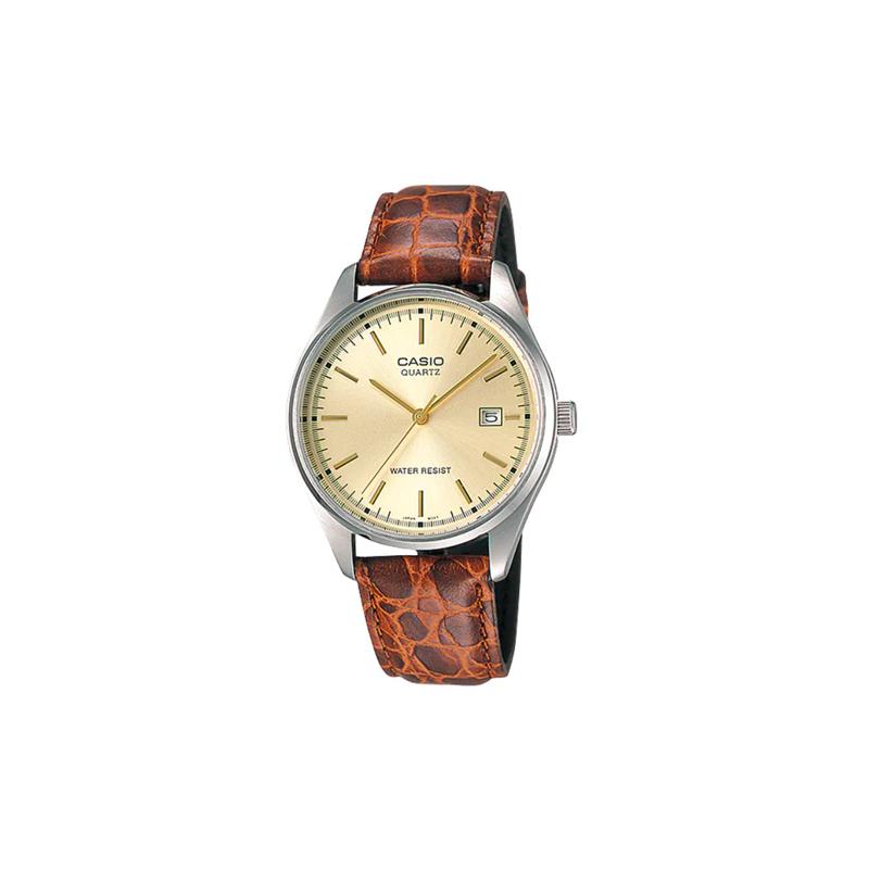 

Casio STANDARD series retro literary fashion simple classic pointer series date display large dial waterproof business quartz movement MTP-1175E-9AJH золотой