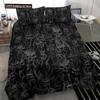 Skull Chevalier Duvet Cover Set King Size Horror Skeleton Bedding Set Day Of The Death Comforter Cover 2/3pcs For Boys Men Gifts