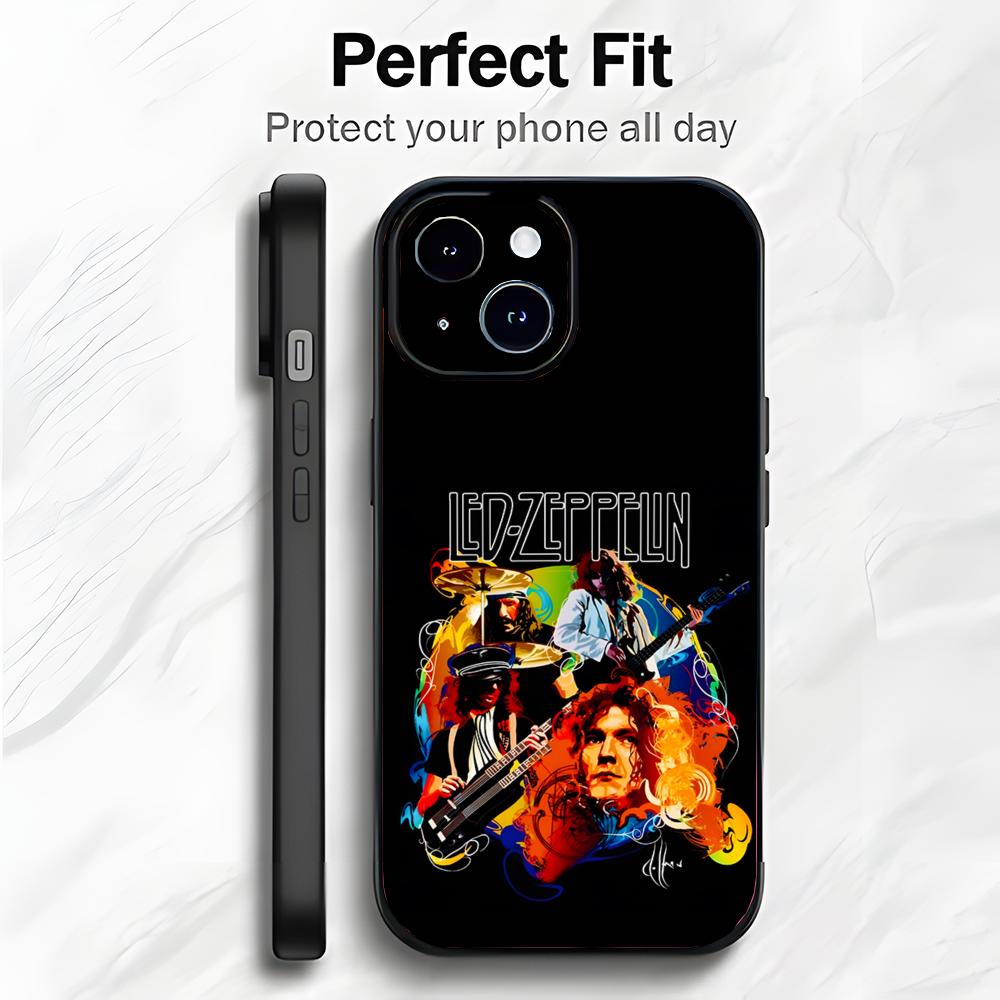 Rock Iconic British Band L-Led Zeppelin Phone Case Phone Case Soft Packaging Lightweight For iPhone17 16 15 14 13ProMax