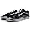Vans Old Skool Graffiti Bear Slip Resistant Abrasion Resistant Low Top Skateboard Shoes Unisex Black White VN000D3HY28(Team285-)
