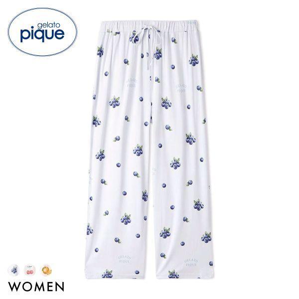 Gelato Pique Women s Cool Touch 3 Fruit Pattern Long Pants Gelato Pique Pajamas Room Wear Gelato Pique