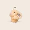 Bunny Keychain Plush With Flower Print For Bag Pendant Decoration Gift Kids