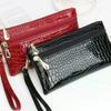 Women Solid Wallet Coin Purse New Fashion Small Wrist Bag High-quality Coin Wallet Zipper Closure Handbag