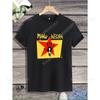 Harajuku Classic Mano Negra Manu Chao Logo T Shirt wide Unisex  Summer O-neck Short-sleev Streetwear