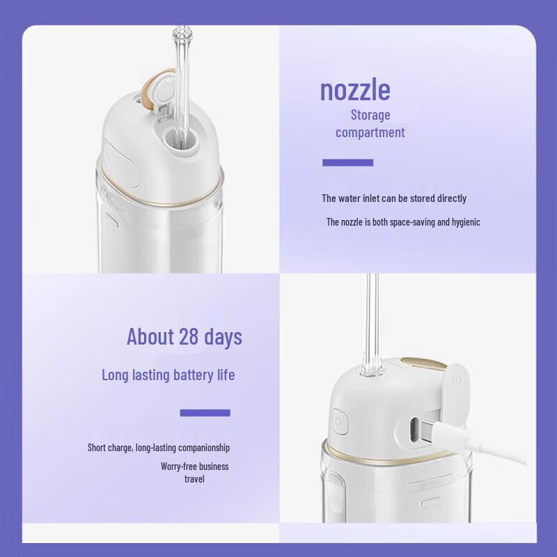 Bixdo A30 Pro Capsule Portable Water Flosser CN plug (adapter included)