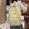 Schoolbag Fresh Sea Salt Blue Youth Vitality Primary and Secondary School Students Grades 1-9 Backpack High Value Multi-compartment Design Backpack