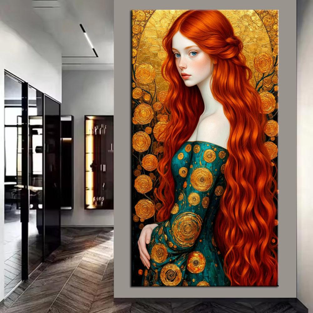 Abstract Girl and Flower Picture DIY Diamond Painting Cross Stitch Full Drills Diamond Mosaic New Collection Home Decor