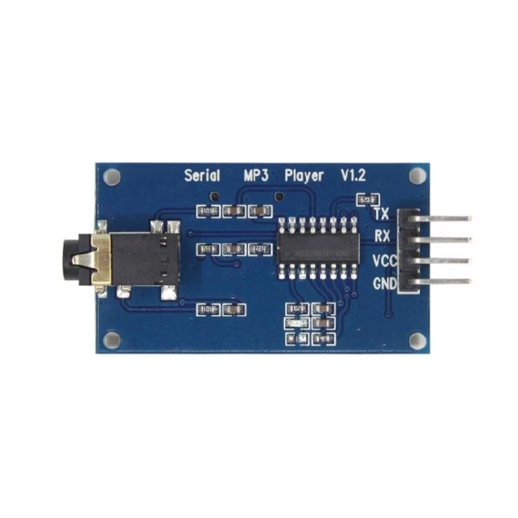 Industrial YX5300 UART TTL Control MP3 Music Player Module 9600bps Voice Announcement Module for Commercial