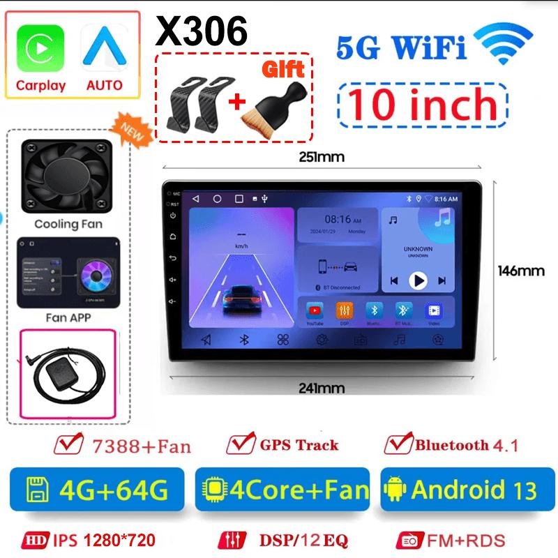 2Din Car Radio Universal Android 13 7"/9"/10"Autoradio Audio 64G GPS BT wireless Carpaly Multimedia Player For Hyundai Nissan